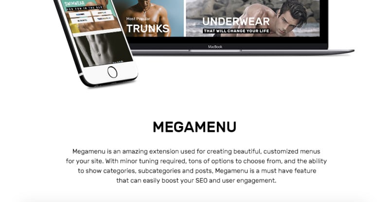 Mottasco - Mens Underwear Responsive Magento Theme - Features Image 4