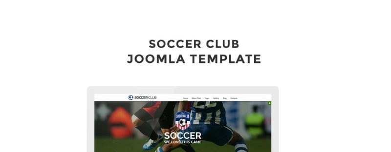 Criar Site Futebol Joomla Responsivo 950 S - Fácil de Editar