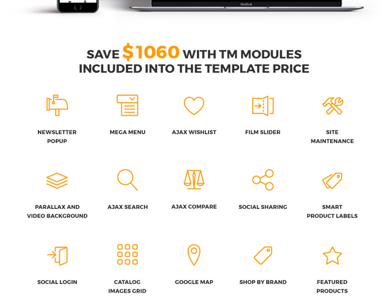 Template Magento Responsive #62287 BigHunt - Hunting Gear Store Template - Immagine Caratteristiche 2