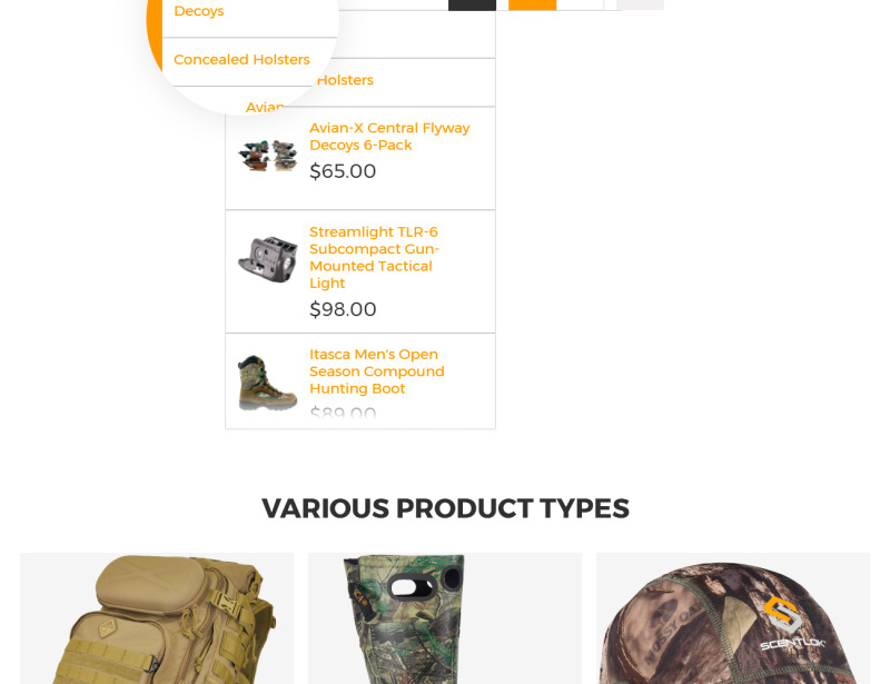 BigHunt - Hunting Gear Store Template Magento Theme - Features Image 6