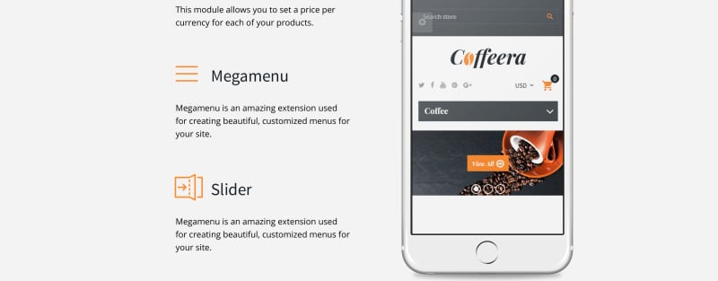 Coffee Shop Responsive Shopify Theme - Features Image 6