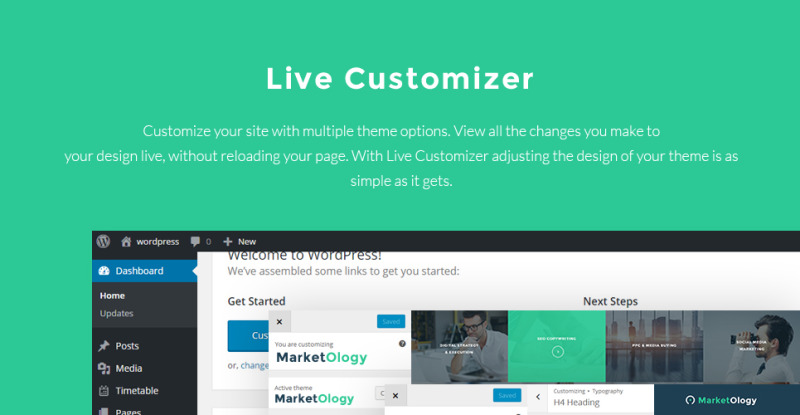 MarketOlogy - SEO and Marketing Agency Responsive WordPress Theme - Features Image 17