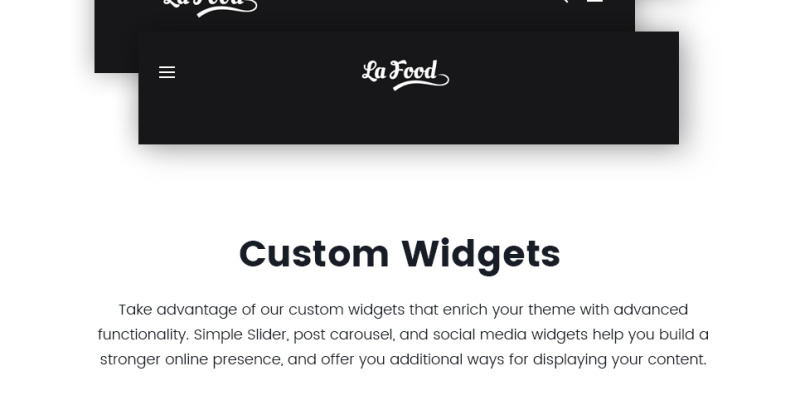 Reszponzív La Food - Italian Restaurant Responsive WordPress sablon 62451 - Képpel 16