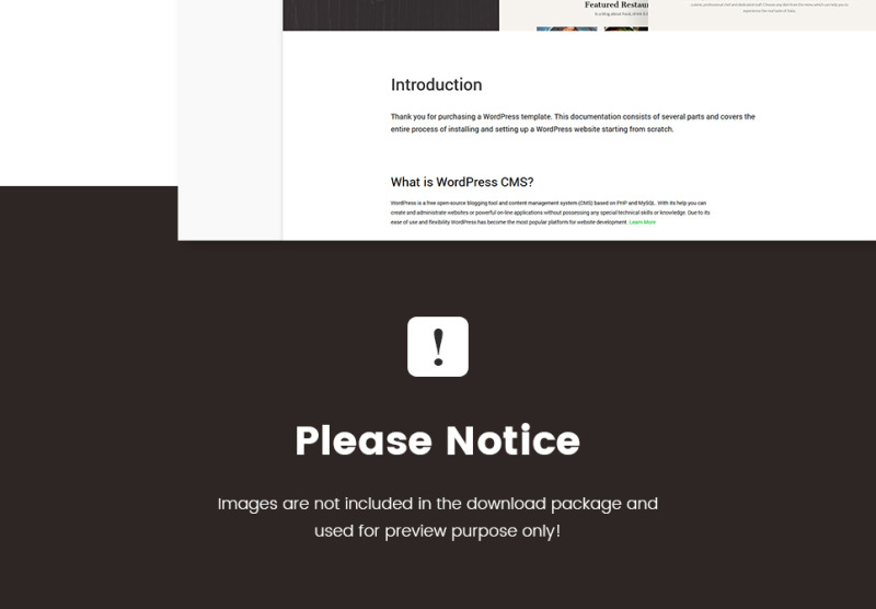 Reszponzív La Food - Italian Restaurant Responsive WordPress sablon 62451 - Képpel 31