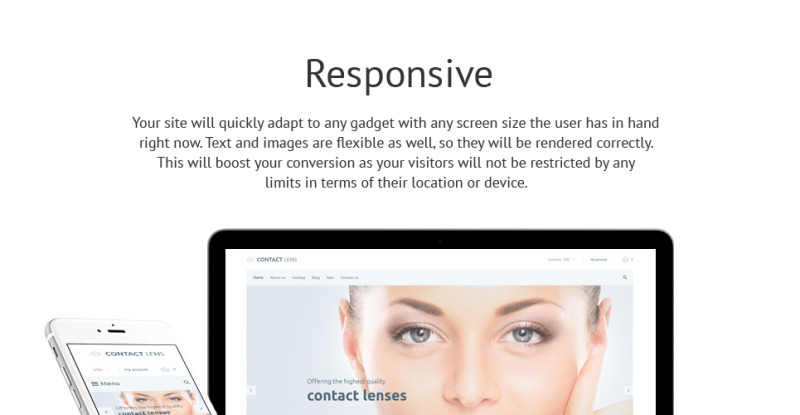 Contact Lens - Lens Store Shopify Theme - Features Image 1