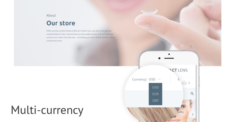 Contact Lens - Lens Store Shopify Theme - Features Image 5