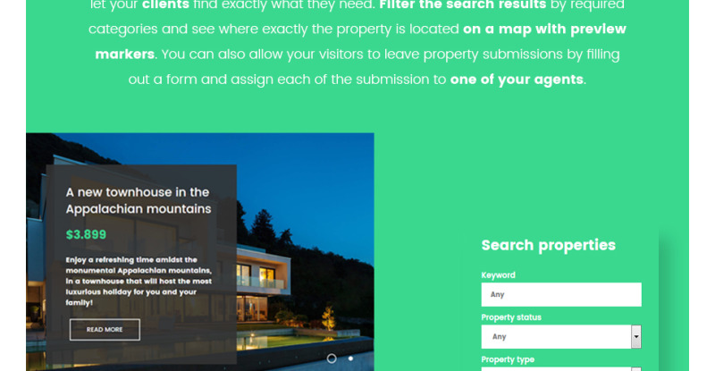 Emilia Warren - Real Estate WordPress Theme - TemplateMonster