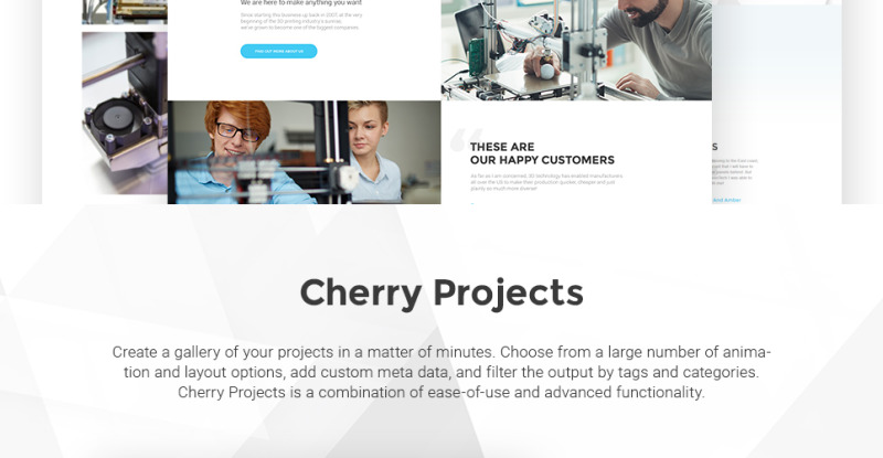 Download 3D Printing Services WordPress Theme - TemplateMonster | Premium themes & Plugins 3 3D Printing Services WordPress Theme - Features Image 3