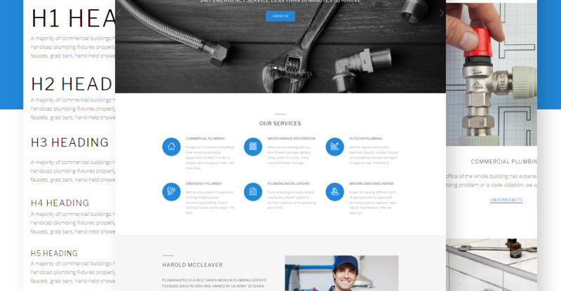 Reszponzív Plumber & Repair Services WordPress sablon 63395 - Képpel 10