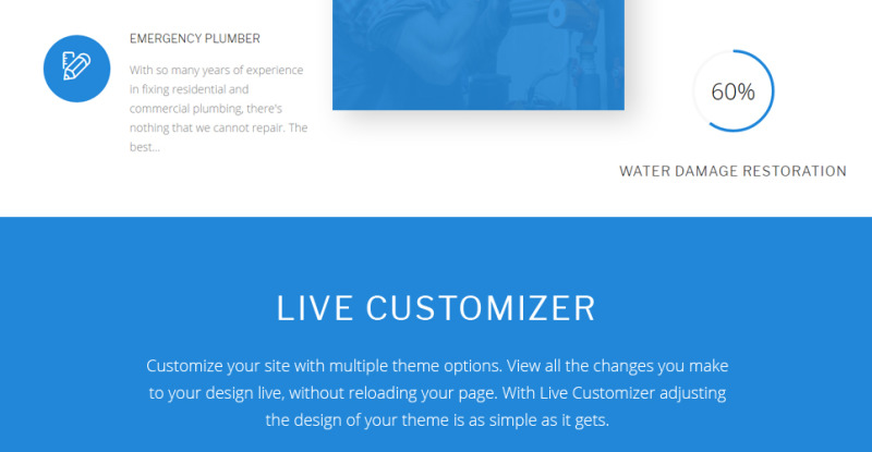 Reszponzív Plumber & Repair Services WordPress sablon 63395 - Képpel 15