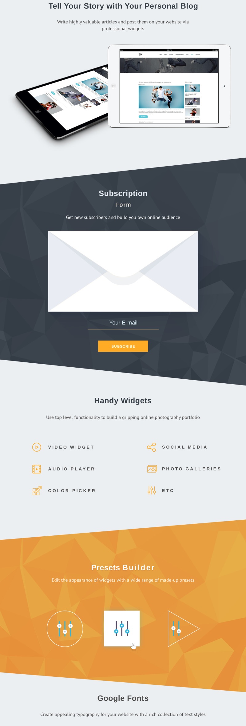MC - Dance Studio Premium Moto CMS 3 Template - Features Image 4