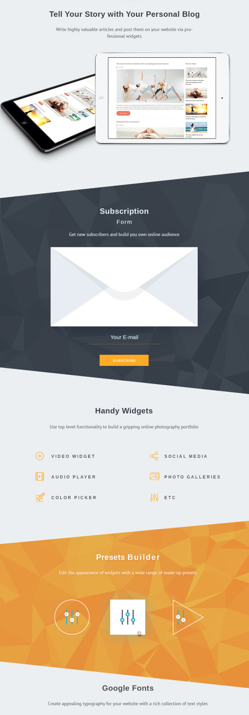 Yoganati - Premium Moto CMS 3 Template - Features Image 4