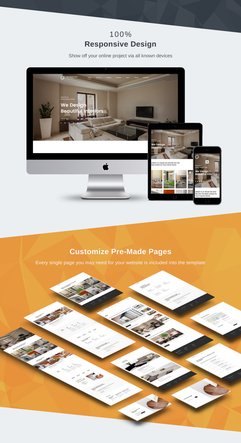 Interioni Moto CMS 3 Template - Features Image 3