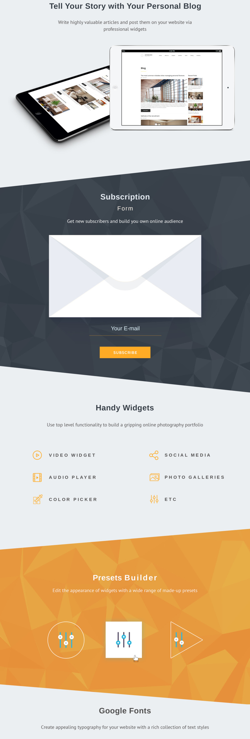 Interioni Moto CMS 3 Template - Features Image 4