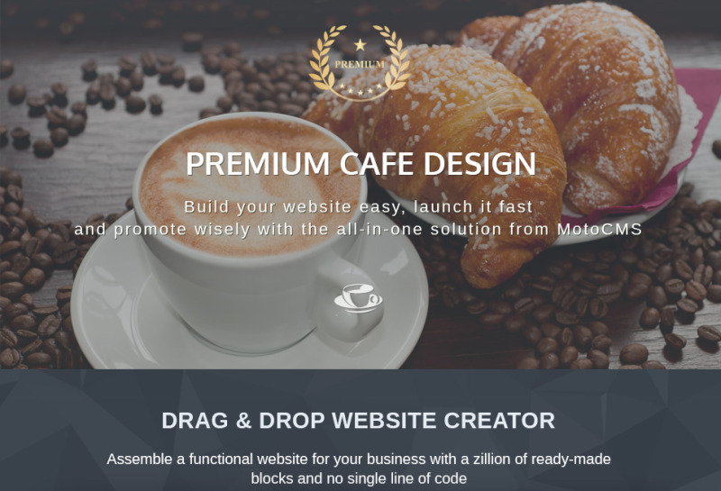 Cafelisco - Premium Moto CMS 3 Template - Features Image 1