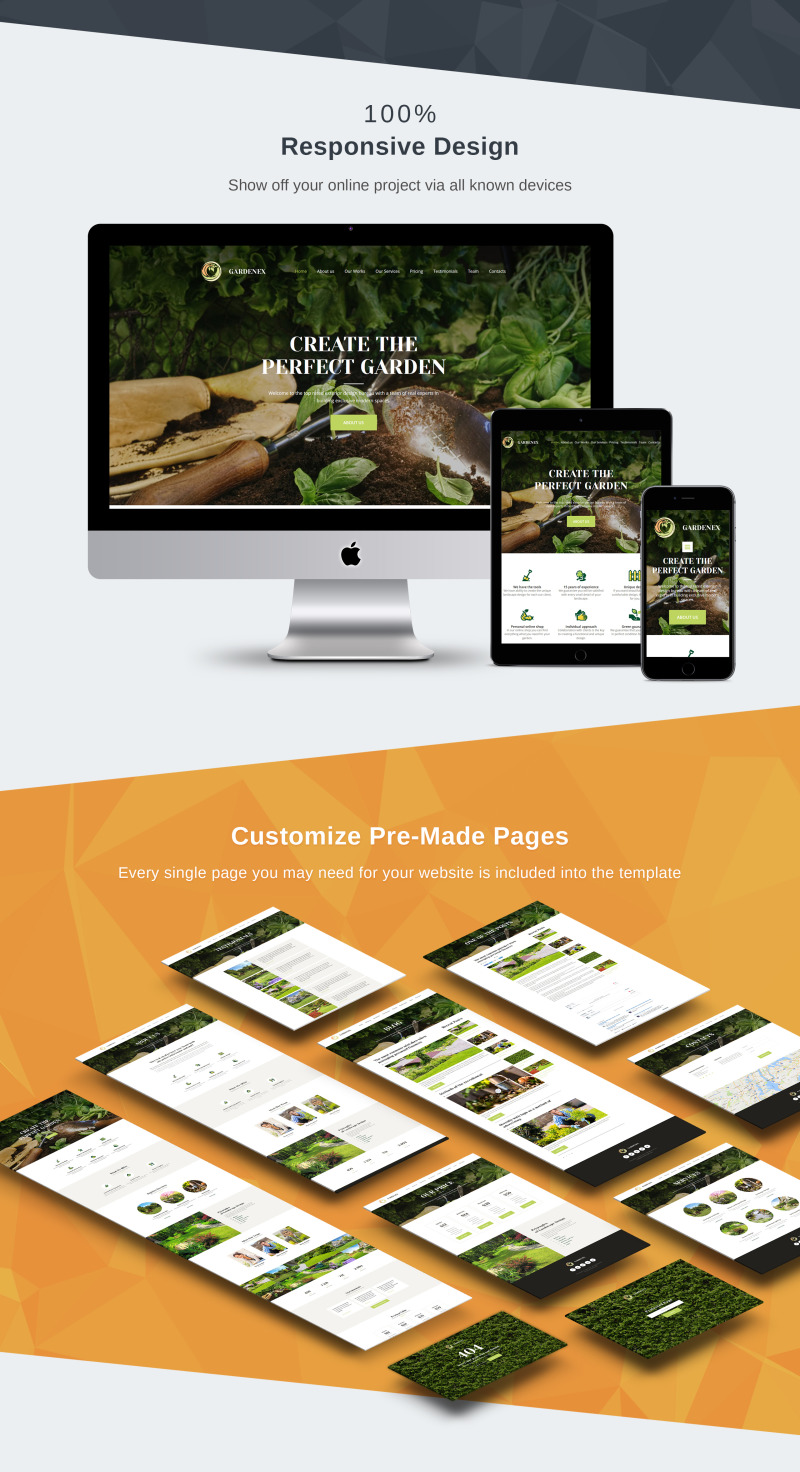 Gardenex - Premium Moto CMS 3 Template - Features Image 3