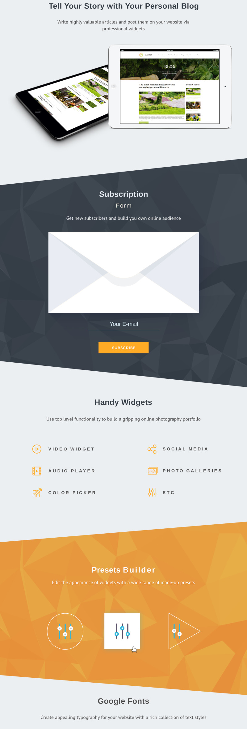Gardenex - Premium Moto CMS 3 Template - Features Image 4