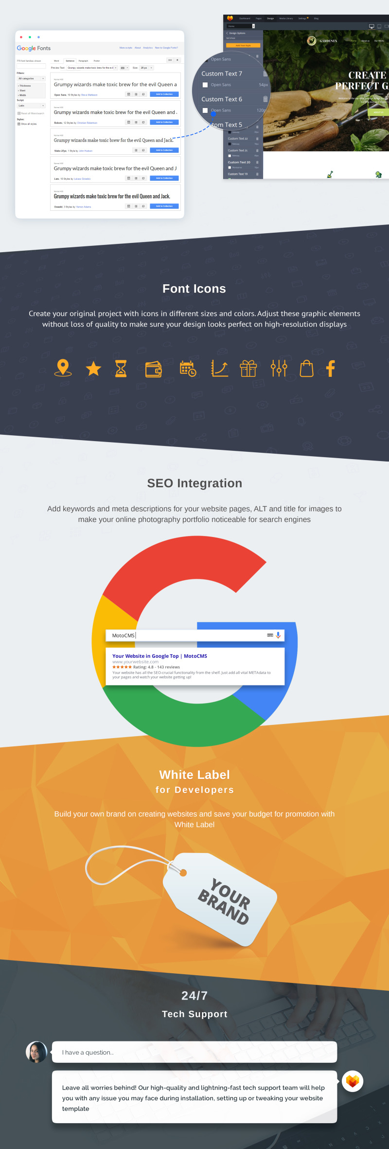Gardenex - Premium Moto CMS 3 Template - Features Image 5