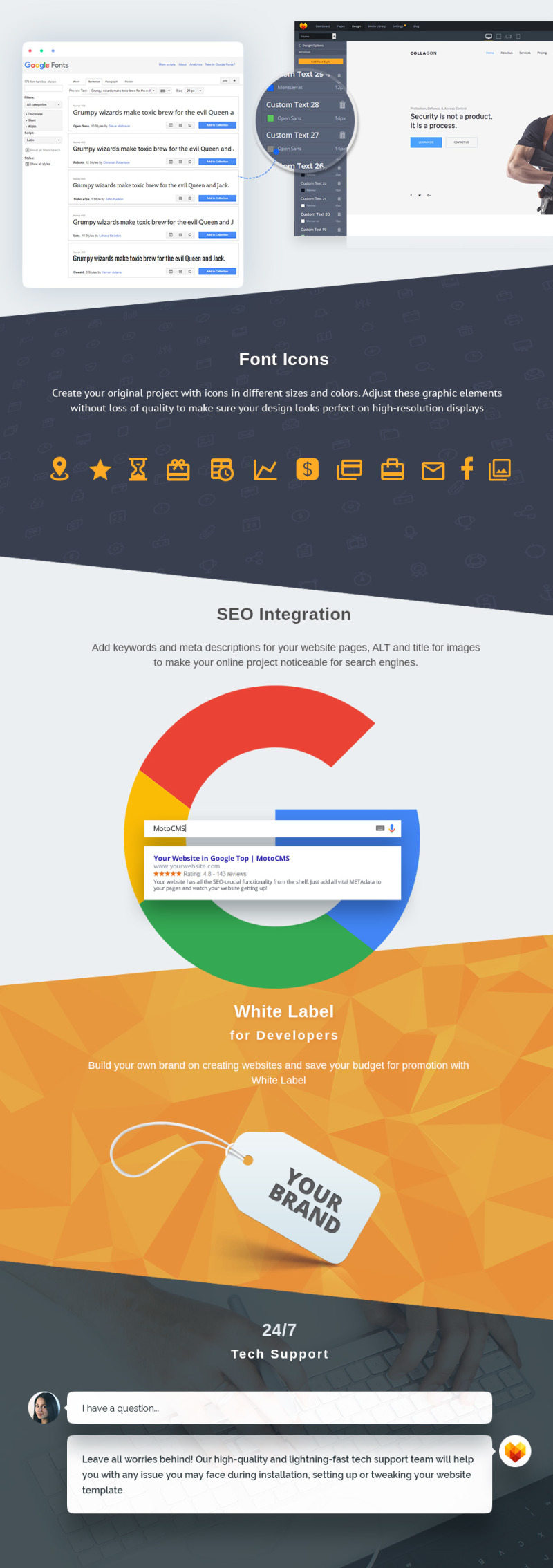 Collagon - Premium Moto CMS 3 Template - Features Image 5