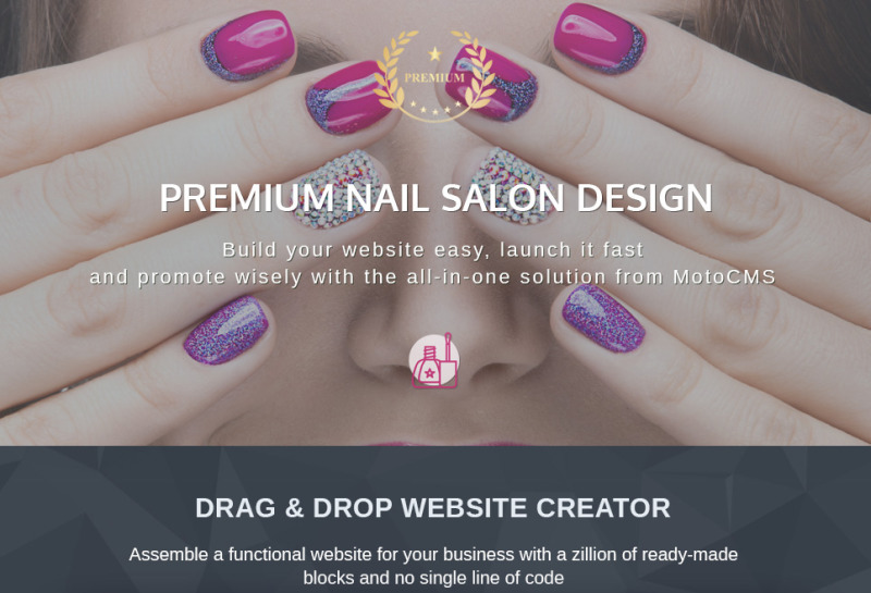Plantilla Moto CMS 3 Naillasi - Manicure & Nail Supplies Premium #63470 - Imagen de características 1