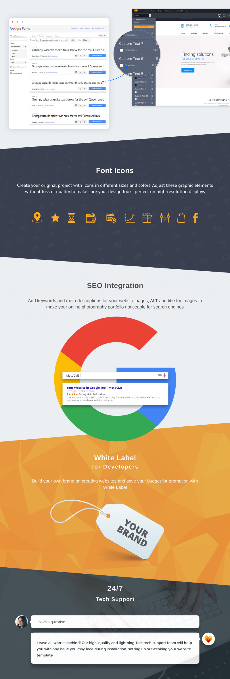 Mobilland - Mobile Repair Services Moto CMS 3 Template - Features Image 5
