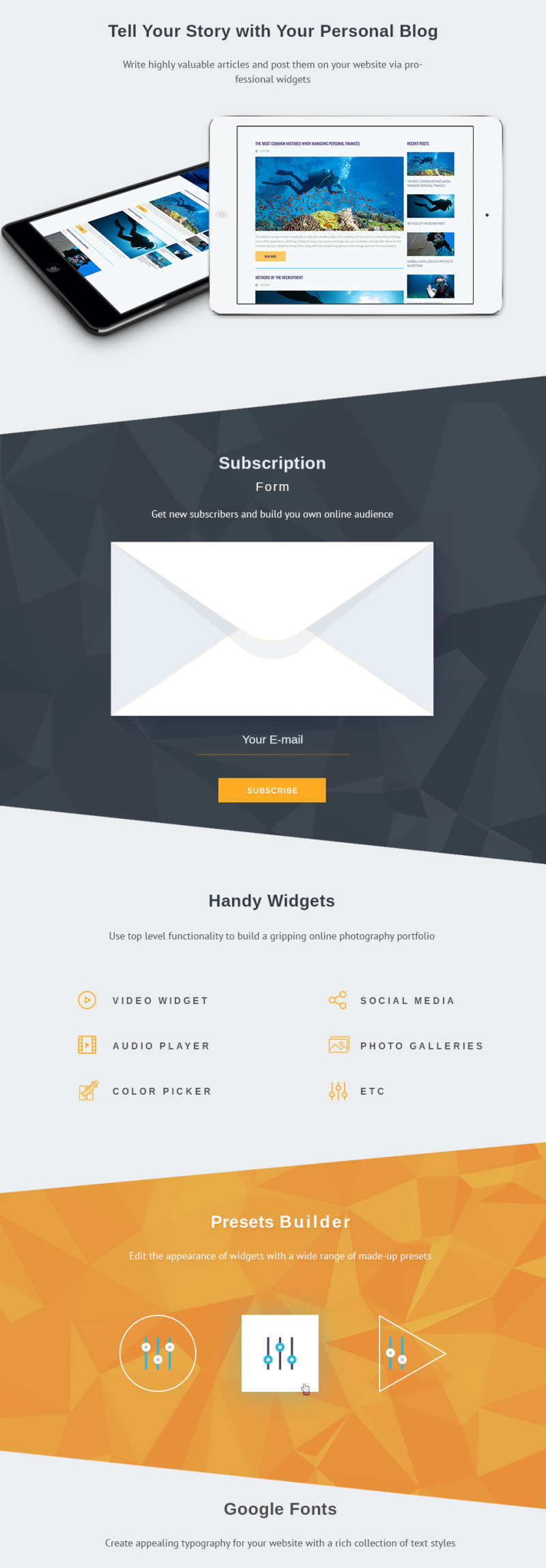 Deepdive - Sports & Outdoors & Diving Moto CMS 3 Template - Features Image 4