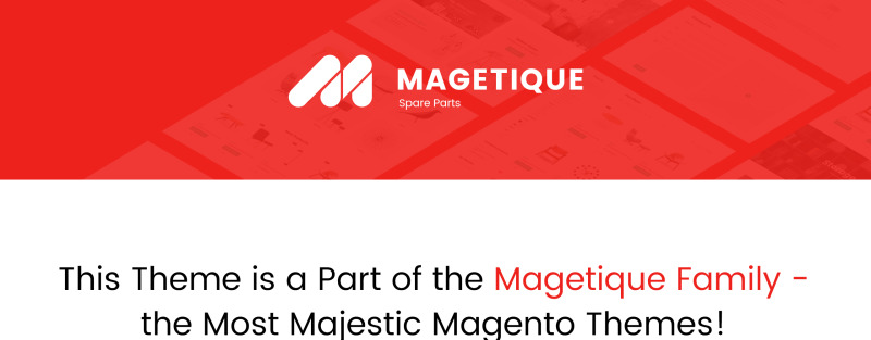 Magetique - Ricambi Magento Theme - Caratteristiche Immagine 1