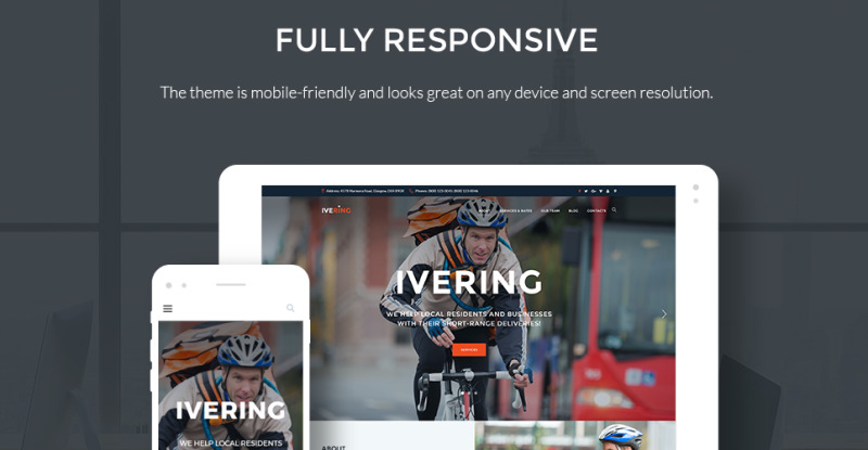 Bike Courier & Package Delivery - адаптивний WordPress шаблон №63526 - Характеристики зображення 21