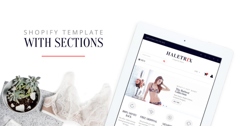 Lingerie Responsive Shopify Theme - Features Image 1