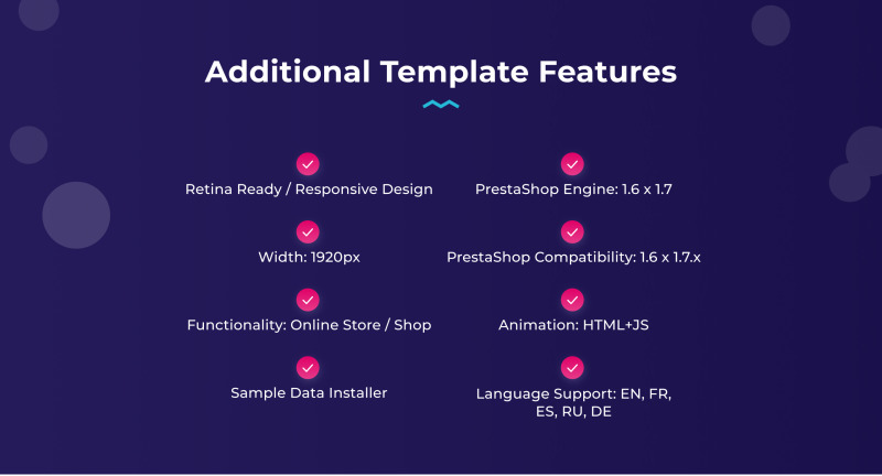 Trucktun - Tienda de repuestos Ecommerce Clean Bootstrap Tema de PrestaShop - Características Imagen 7
