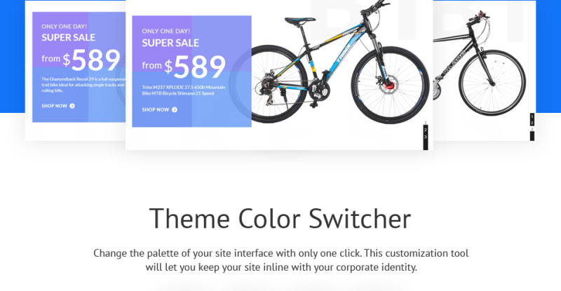 Magasin de vélos - Modèle OpenCart réactif de magasin de vélos - Caractéristiques de l’image 4