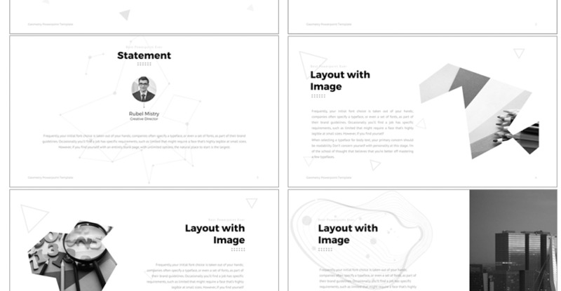 Geometrie PowerPoint-Vorlage - Eigenschaften Bild 3