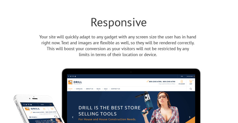 Tools & Equipment Responsive Shopify Theme - Features Image 1
