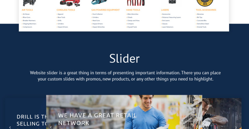 Tools & Equipment Responsive Shopify Theme - Features Image 3