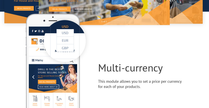 Tools & Equipment Responsive Shopify Theme - Features Image 4