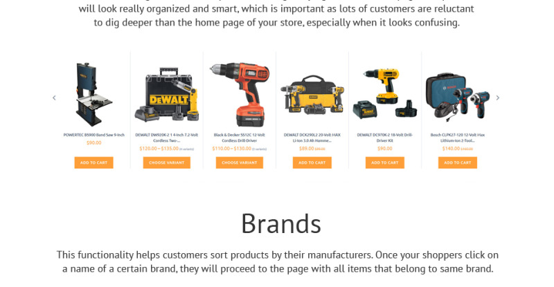 Tools & Equipment Responsive Shopify Theme - Features Image 8