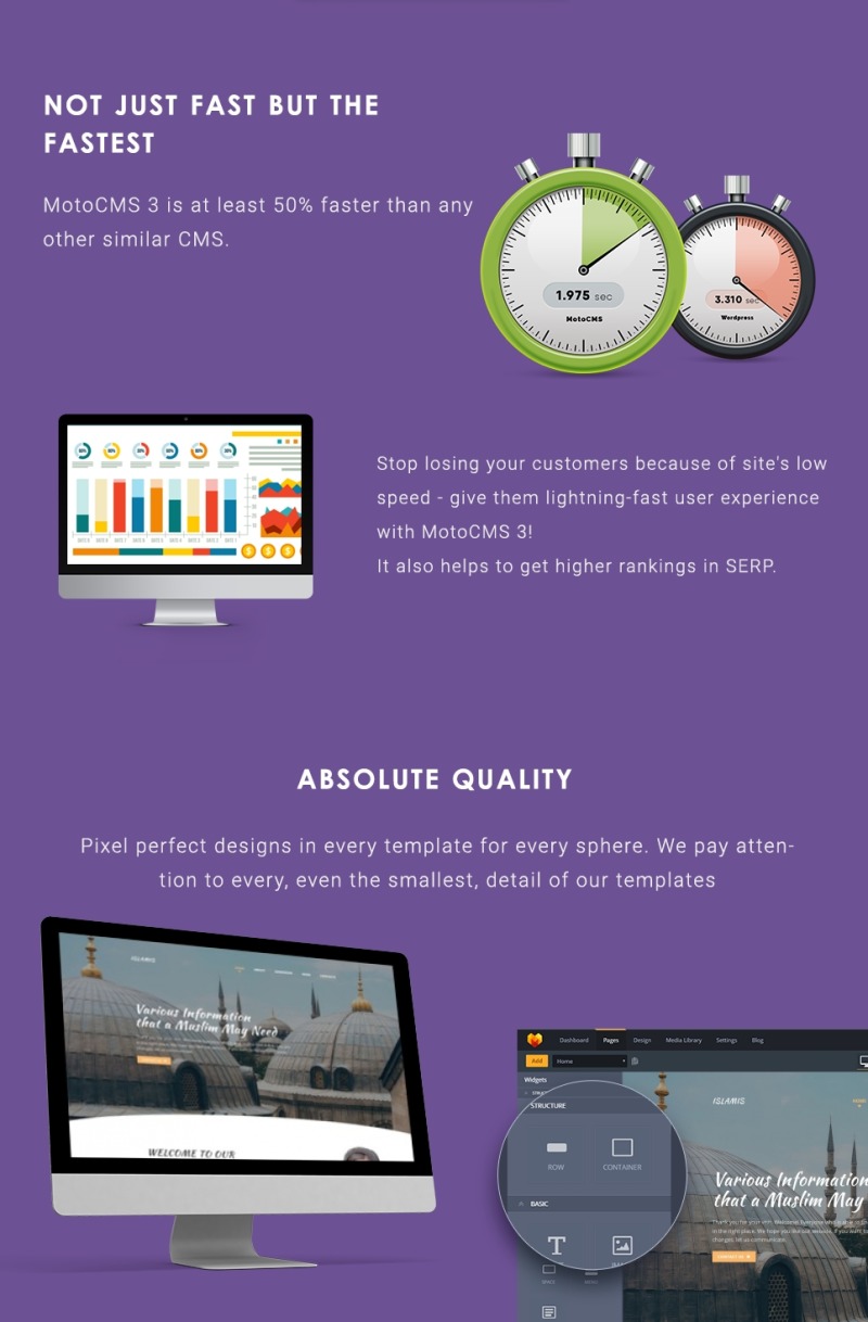 Islamic Website Moto CMS 3 Template - Features Image 4