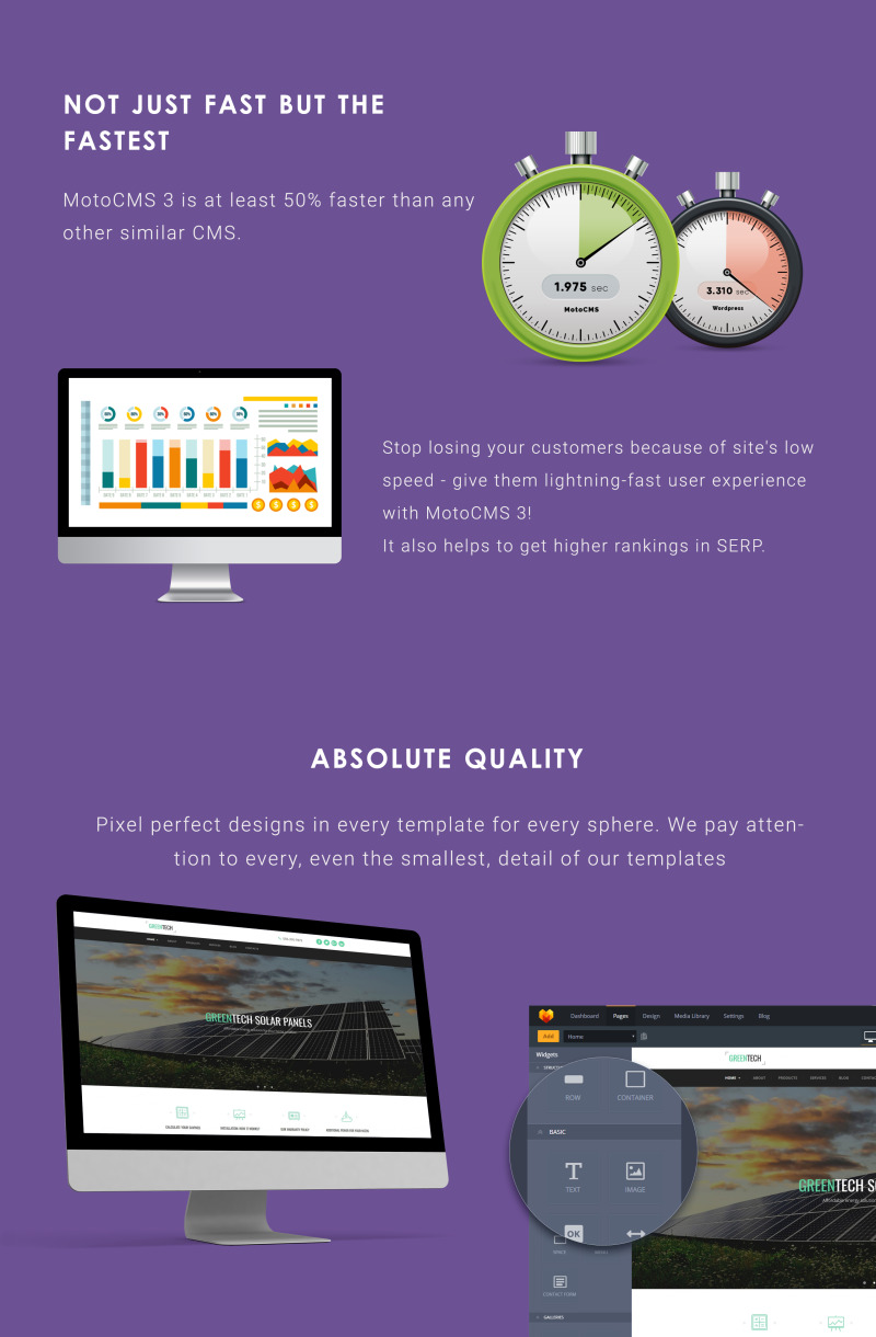 最佳Solar Moto CMS 3模板 - Features Image 4