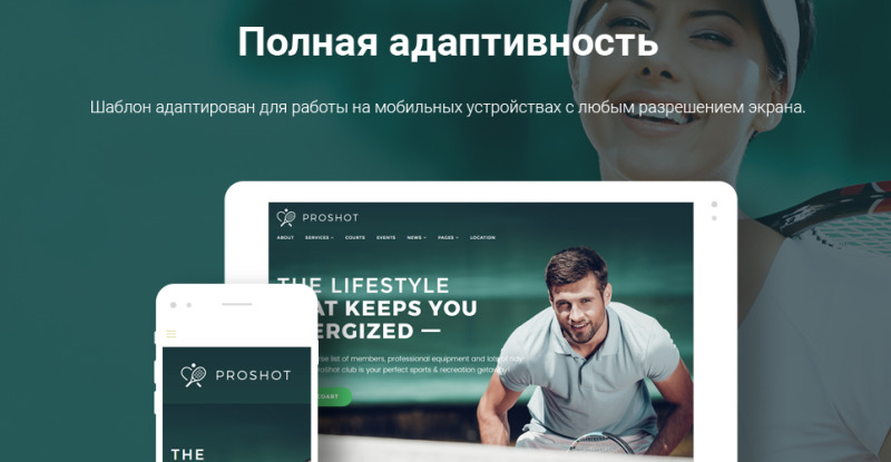 ProShot - адаптивная тема WordPress для теннисного клуба - Features Image 24
