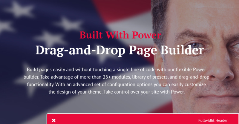 Minister - Political Candidate Responsive WordPress Theme - Features Image 1