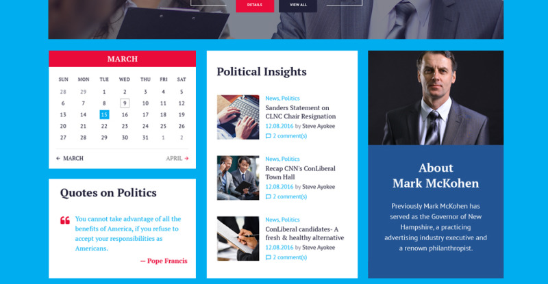 Minister - Political Candidate Responsive WordPress Theme - Features Image 14