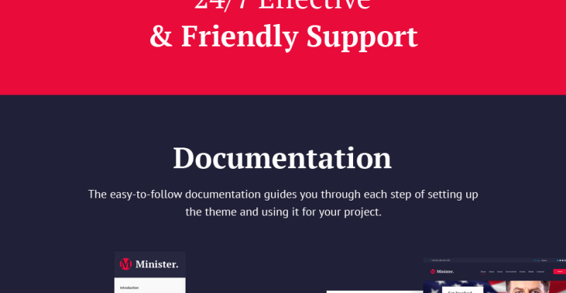 Minister - Political Candidate Responsive WordPress Theme - Features Image 27
