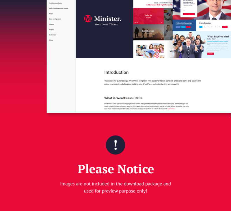 Minister - Political Candidate Responsive WordPress Theme - Features Image 28