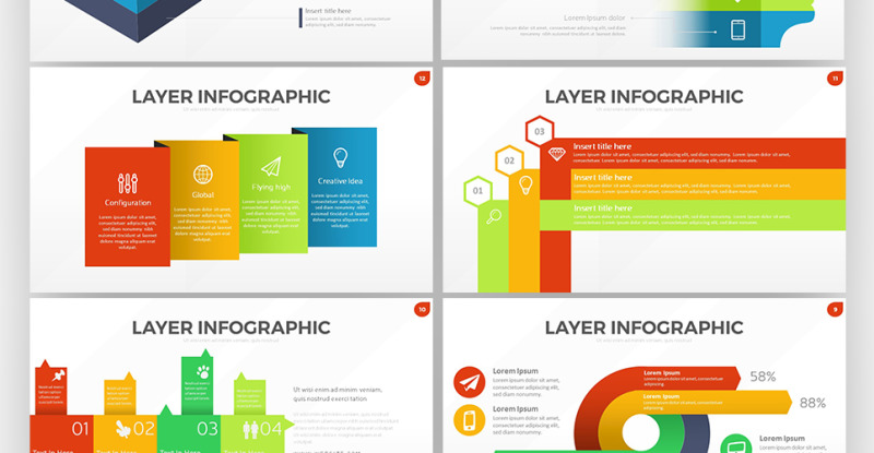Layer Infographic PowerPoint template - Features Image 4