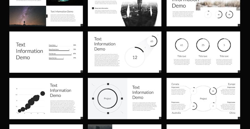 PowerPoint-Vorlage für Unternehmensberichte - Eigenschaften Bild 6