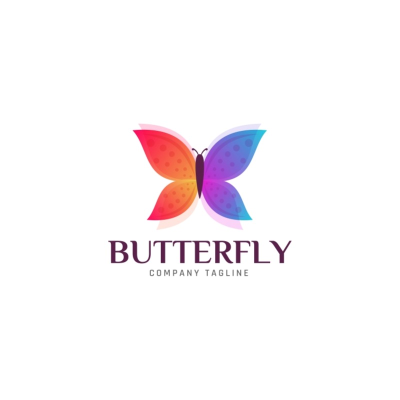 Modello di logo della farfalla - Caratteristiche Immagine 1