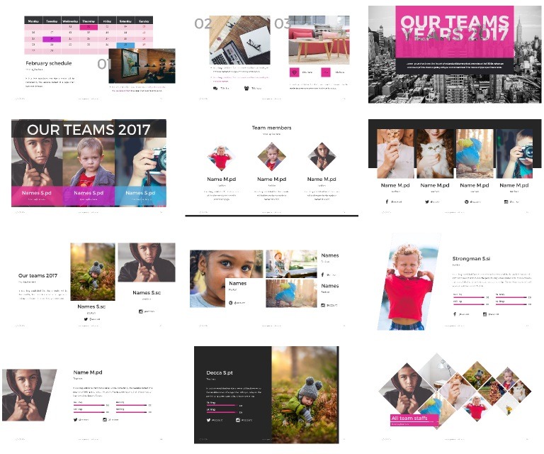 Jameela prachtig creatieve presentatie PowerPoint-sjabloon - Features Image 4
