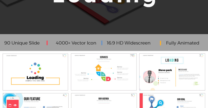 Loading PowerPoint template - Features Image 2