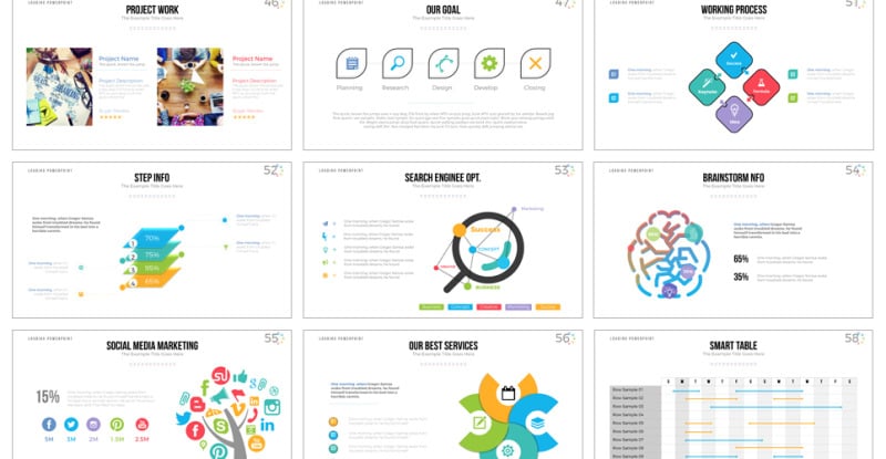 Loading PowerPoint template - Features Image 8