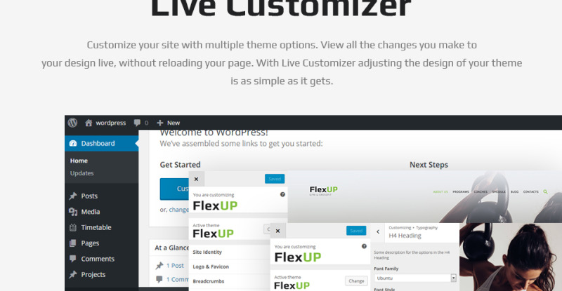 Flex Up - Crossfit WordPress theme